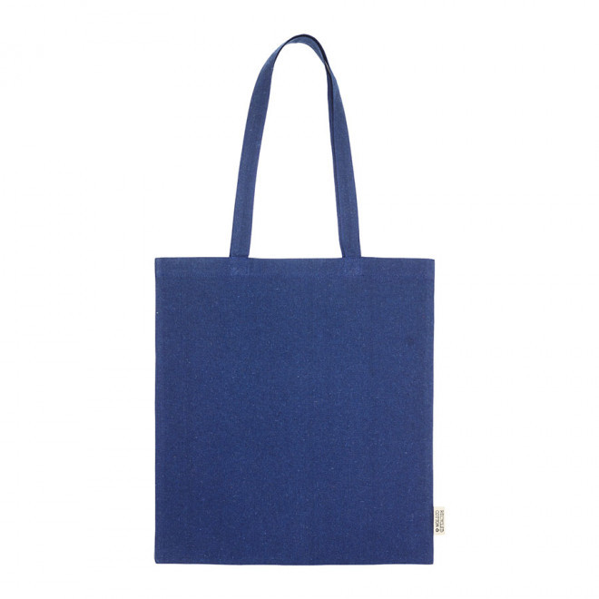 SAC COTON RECYCLE PERSONNALISABLE 120 G/M2  A 180 G/M2 'JAVA'' - bleu royal