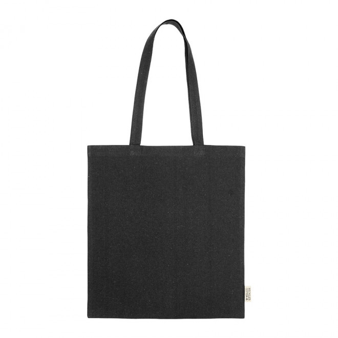 SAC COTON RECYCLE PERSONNALISABLE 120 G/M2  A 180 G/M2 'JAVA'' - noir