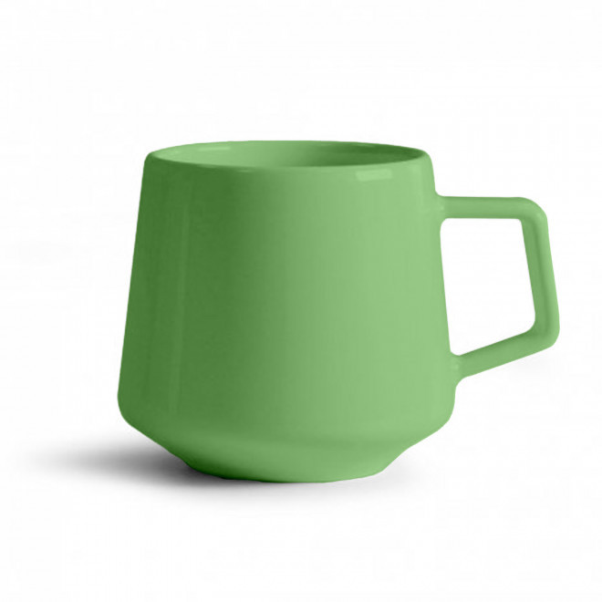 MUG CERAMIQUE MIE 260ML PERSONNALISABLE 'CAYL' - vert pomme