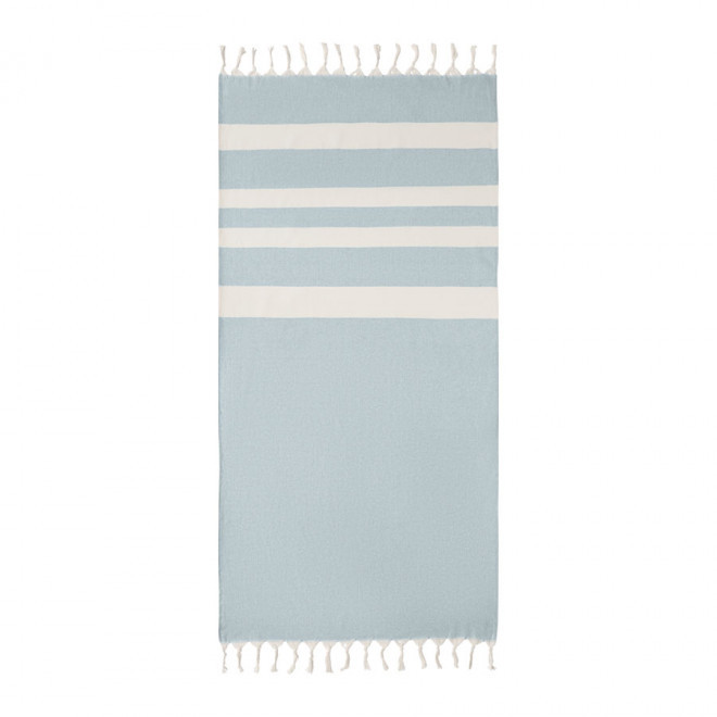 FOUTA PERSONNALISÉE 'HORTENSE 140' - bleu