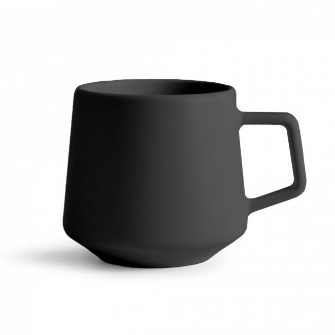 MUG CERAMIQUE MIE 260ML PERSONNALISABLE 'CAYL' - noir mat