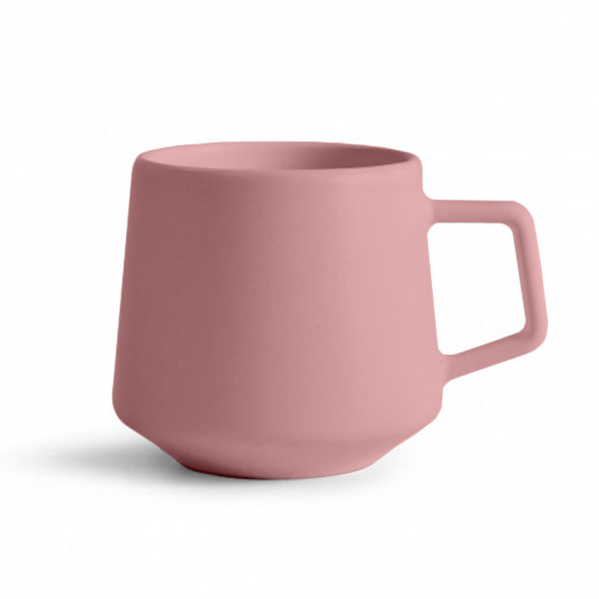 MUG CERAMIQUE MIE 260ML PERSONNALISABLE 'CAYL' - rose mat
