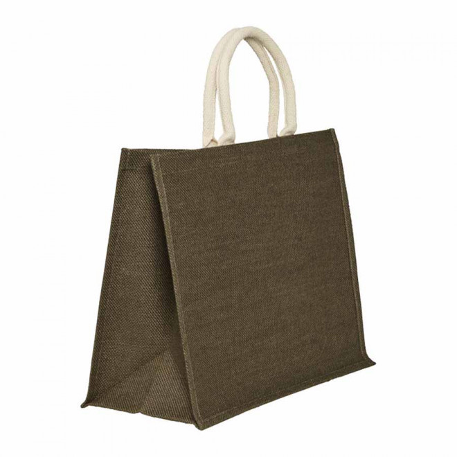 CABAS PERSONNALISABLE EN JUTE 'KOS' - kaki