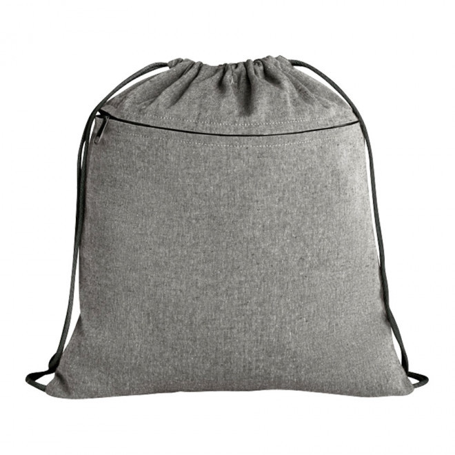 SAC À DOS PERSONNALISÉ AVEC POCHE 'IPORA' - gris chiné