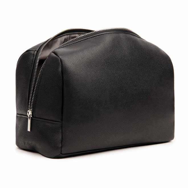 TROUSSE DE TOILETTE PERSONNALISEE EN PU RCS 'LIZZIE' - noir