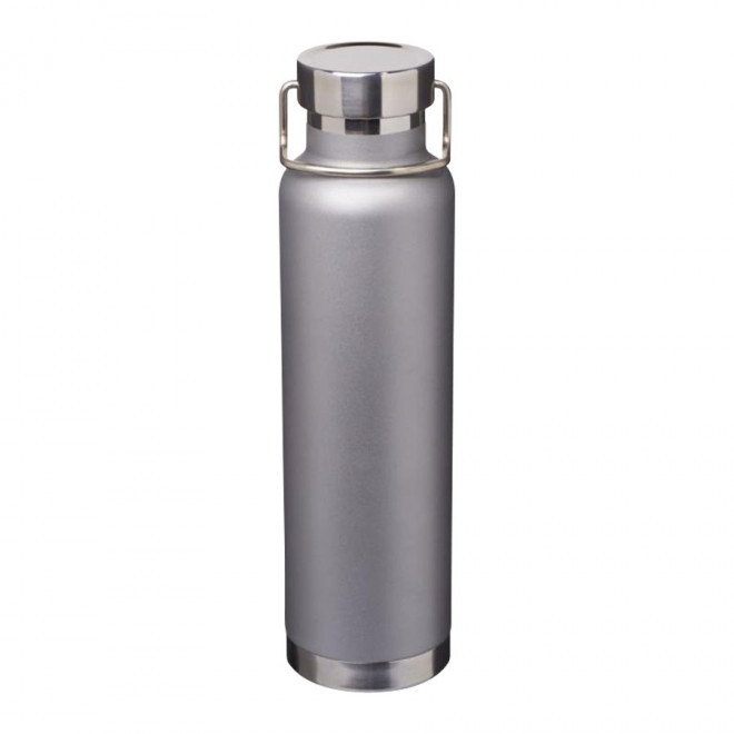 BOUTEILLE ISOTHERME PERSONNALISÉE 650ML 'ISAAC'  - gris