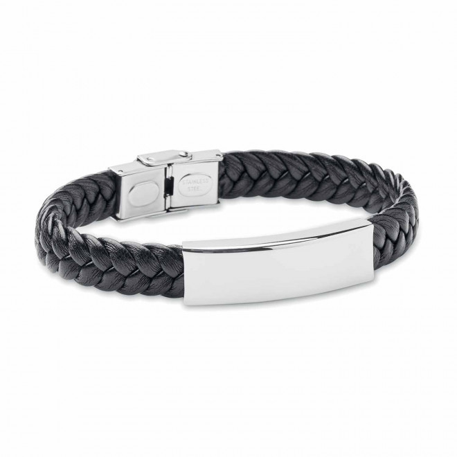 BRACELET PERSONNALISABLE 'BRACO' - noir