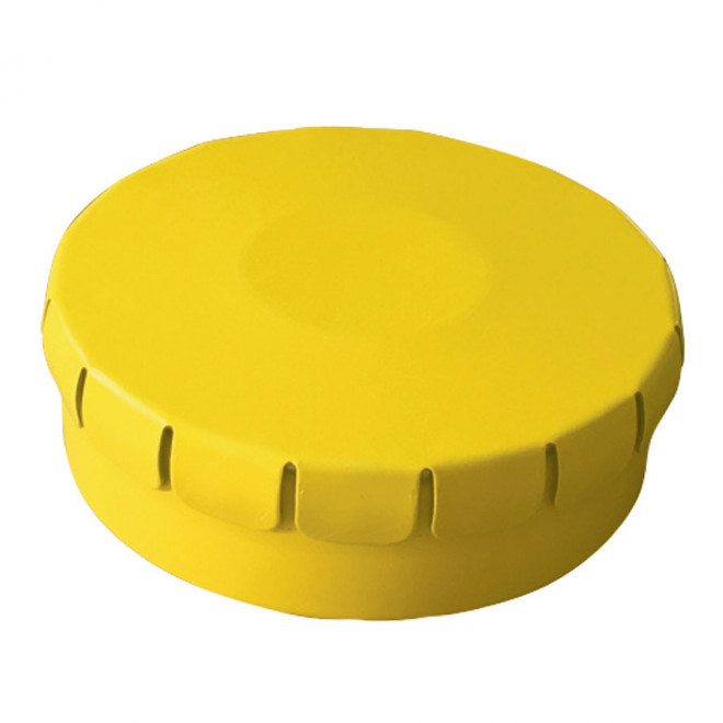 BOÎTE À BONBONS PUBLICITAIRE 'CLIC CLAC' - jaune mat