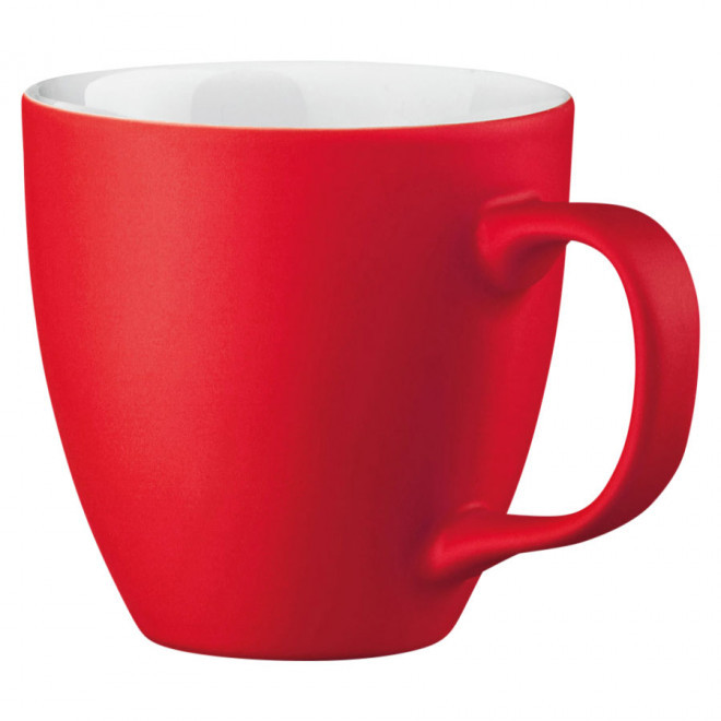 MUG PERSONNALISÉ EN PORCELAINE 450ML 'CORTADO' - rouge