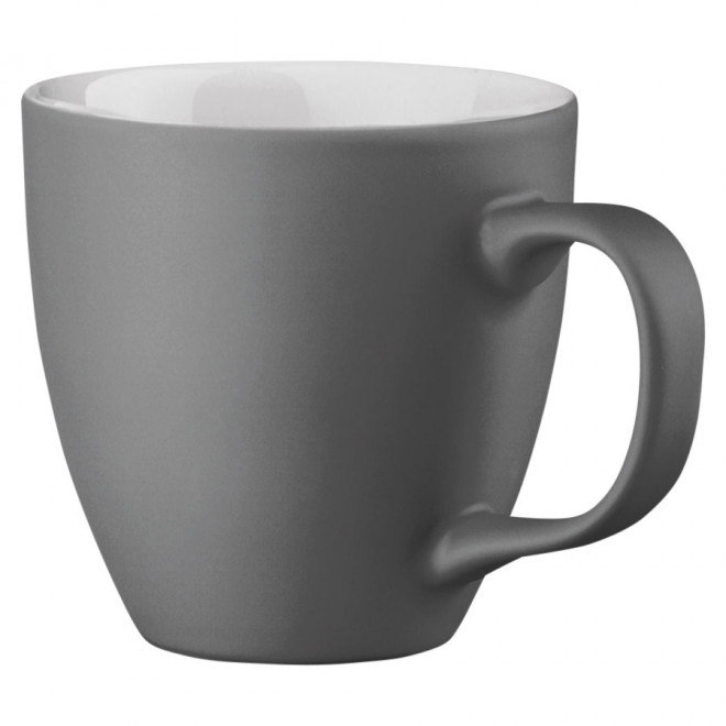 MUG PERSONNALISÉ EN PORCELAINE 450ML 'CORTADO' - gris