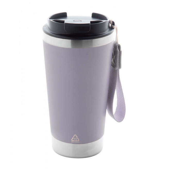 MUG ISOTHERME AVEC DRAGONNE 430ML 'PASTILO' - lilas