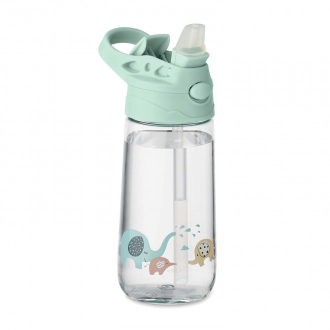 GOURDE POUR ENFANT PERSONNALISABLE TRITAN 450ML 'DRIKIDS' - vert menthe