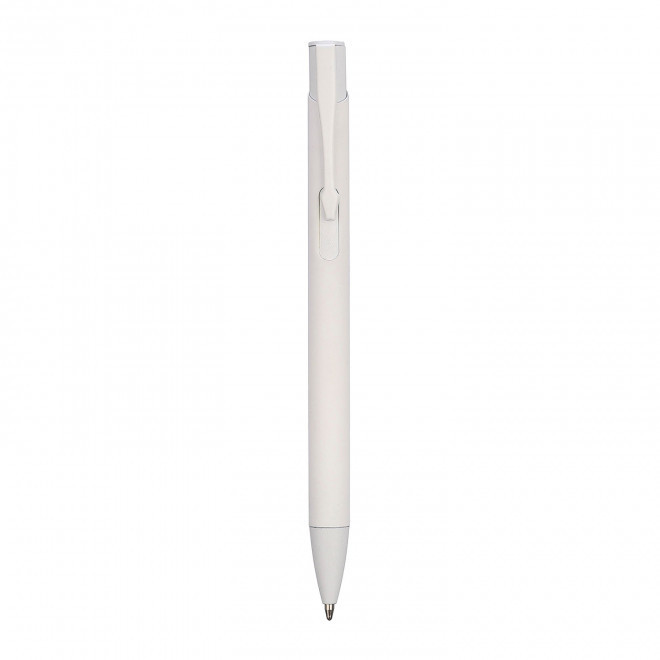 STYLO EN ALU RECYCLE 'REMI' - blanc
