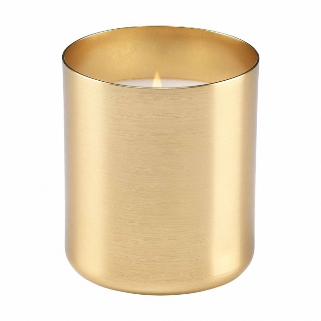 BOUGIE PARFUMEE PERSONNALISEE POT EN ALU 'SHAWOOO' - doré