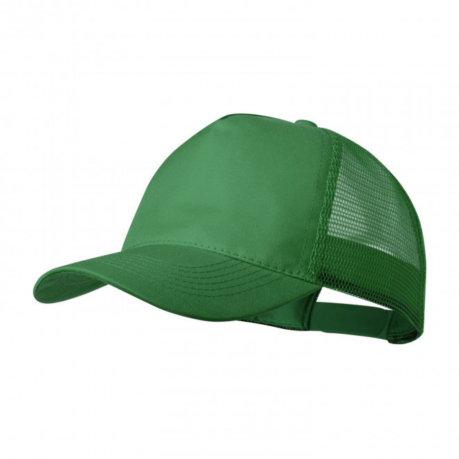 CASQUETTE FILET PERSONNALISE 'ESSENTIAL MESH POLYESTER' - vert
