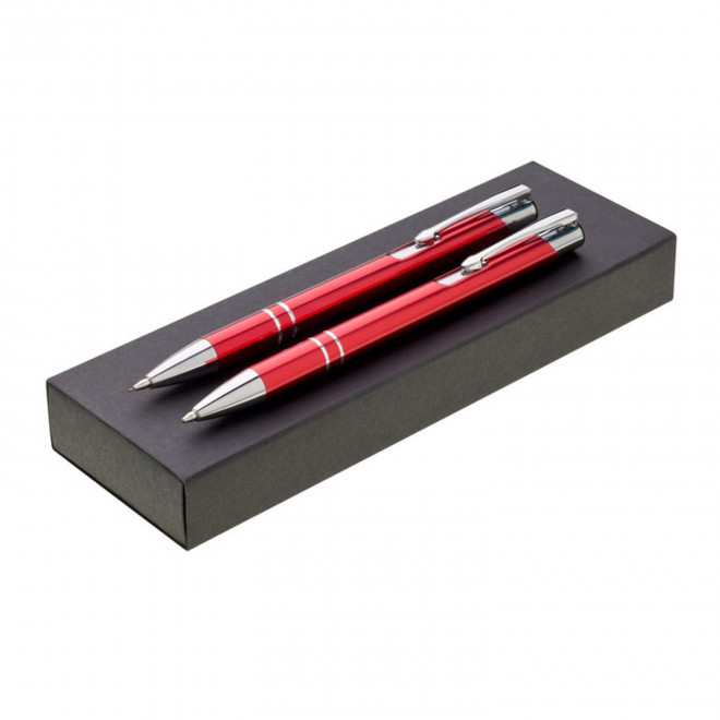 PARURE BOITE CARTON PUBLICITAIRE 'OLEG'  - rouge