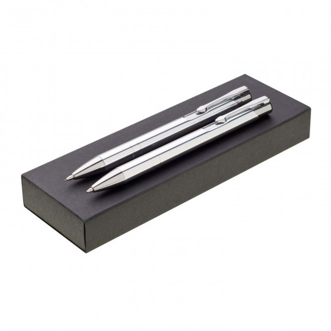 PARURE BOITE CARTON PUBLICITAIRE 'OLEG'  - argenté