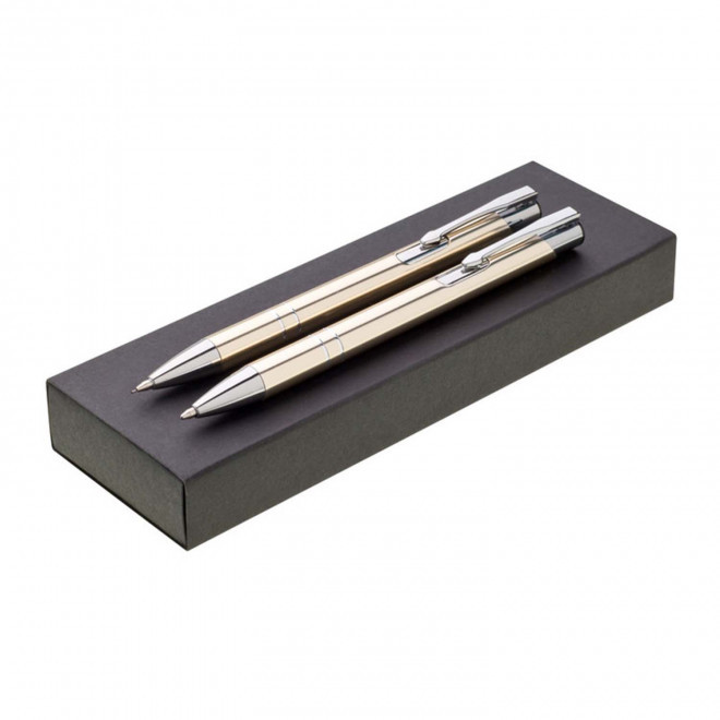 PARURE BOITE CARTON PUBLICITAIRE 'OLEG'  - doré