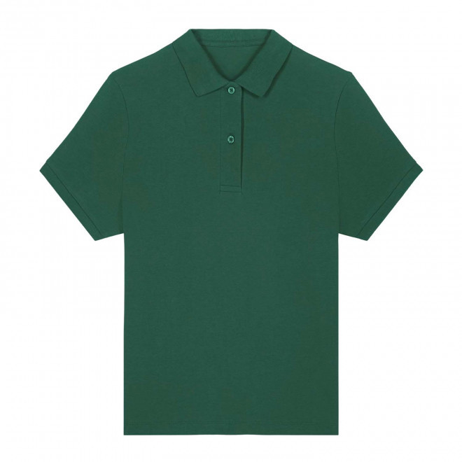 POLO FEMME COULEUR PERSONNALISABLE 'COASTER' - vert bouteille