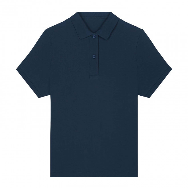 POLO FEMME COULEUR PERSONNALISABLE 'COASTER' - bleu marine