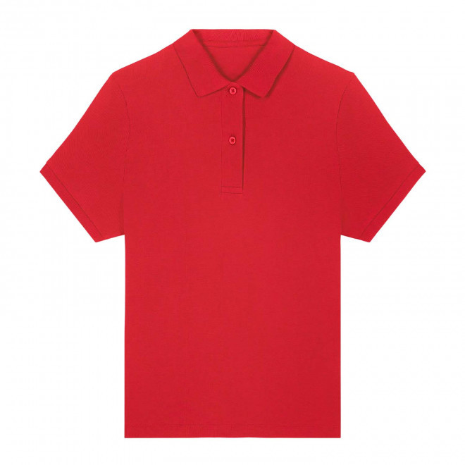 POLO FEMME COULEUR PERSONNALISABLE 'COASTER' - rouge