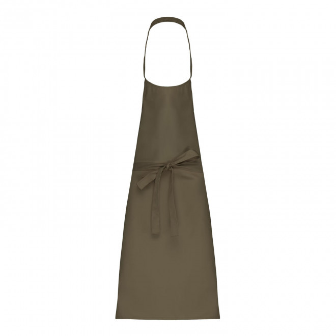 TABLIER LONG PERSONNALISE COTON 280G 'KARITAB' - vert kaki