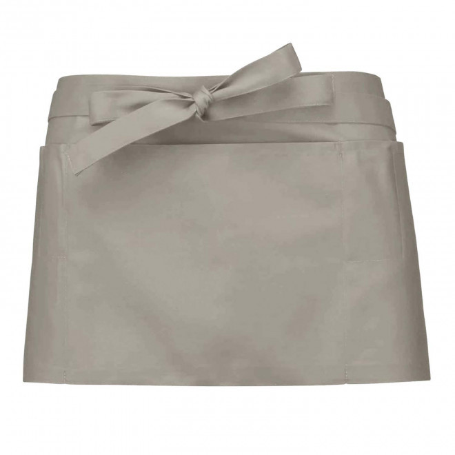 TABLIER COURT EN POLYCOTON PERSONNALISE 190G 'KARITAB' - beige