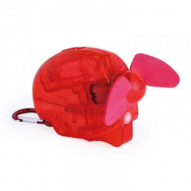 BRUMISATEUR AVEC VENTILATEUR PERSONNALISABLE 'ZAIR' - rouge