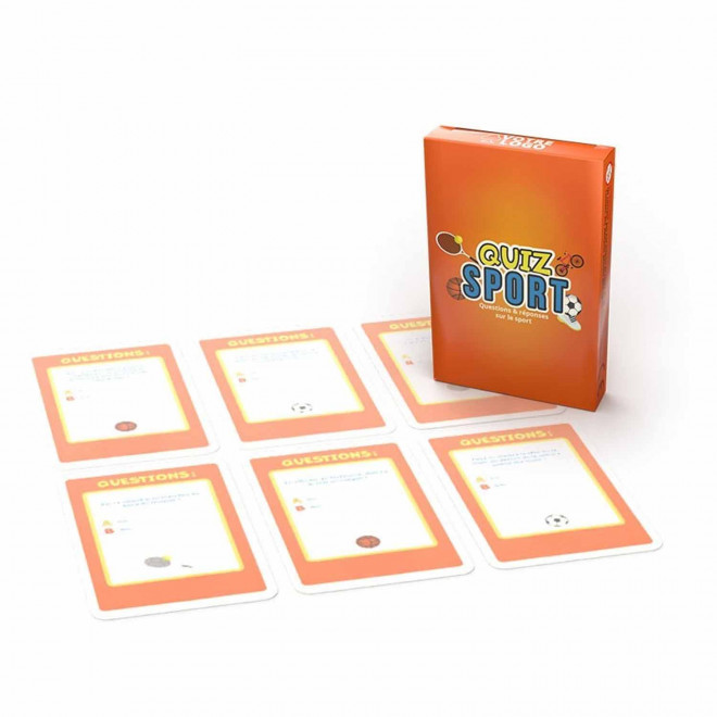 JEU DE QUIZ PERSONNALISABLE 33 CARTES 'NOE' - sport
