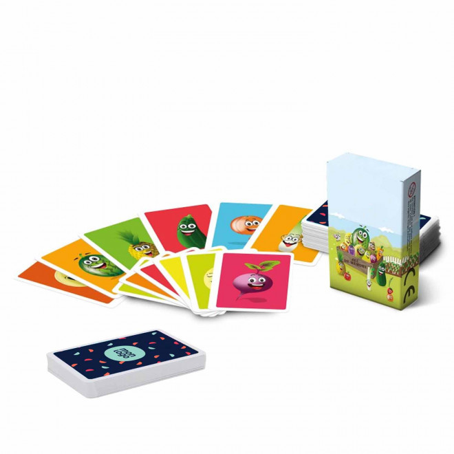 JEU DE MEMO 44 CARTES PERSONNALISE 'TOM 44' - fruits et légumes