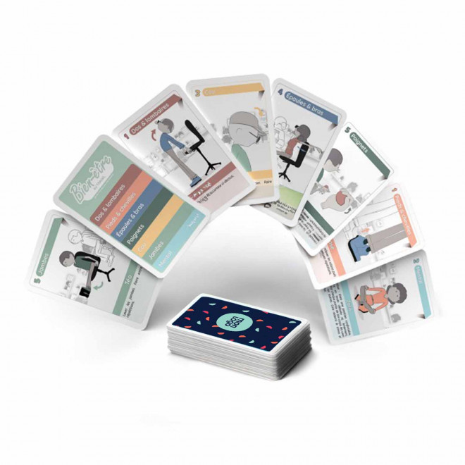 JEU DE 7 FAMILLES PUBLICITAIRE 'OLIVE' - bien-être au travail