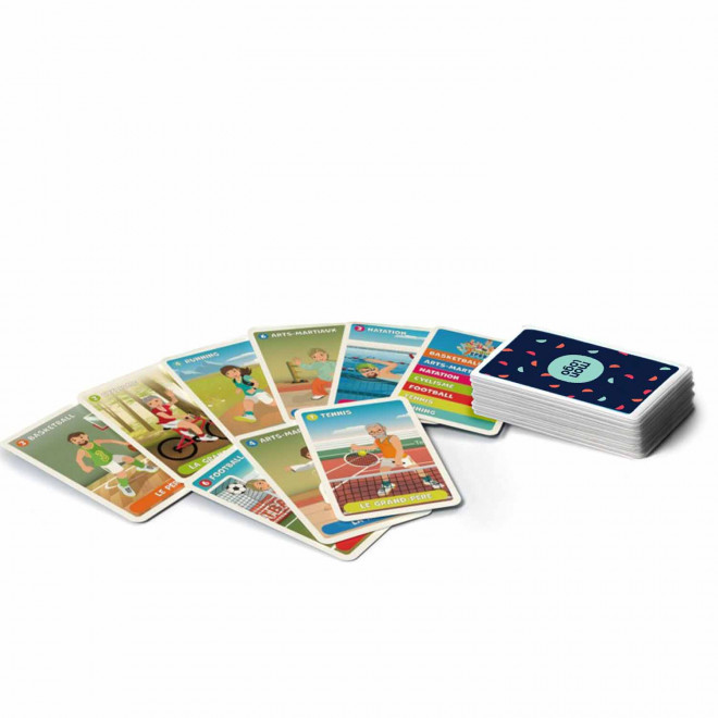 JEU DE 7 FAMILLES PUBLICITAIRE 'OLIVE' - sport