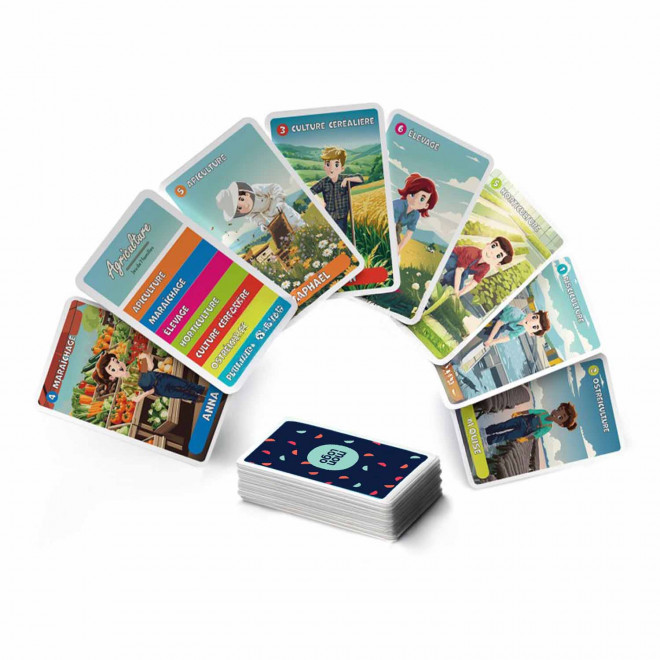 JEU DE 7 FAMILLES PUBLICITAIRE 'OLIVE' - agriculture