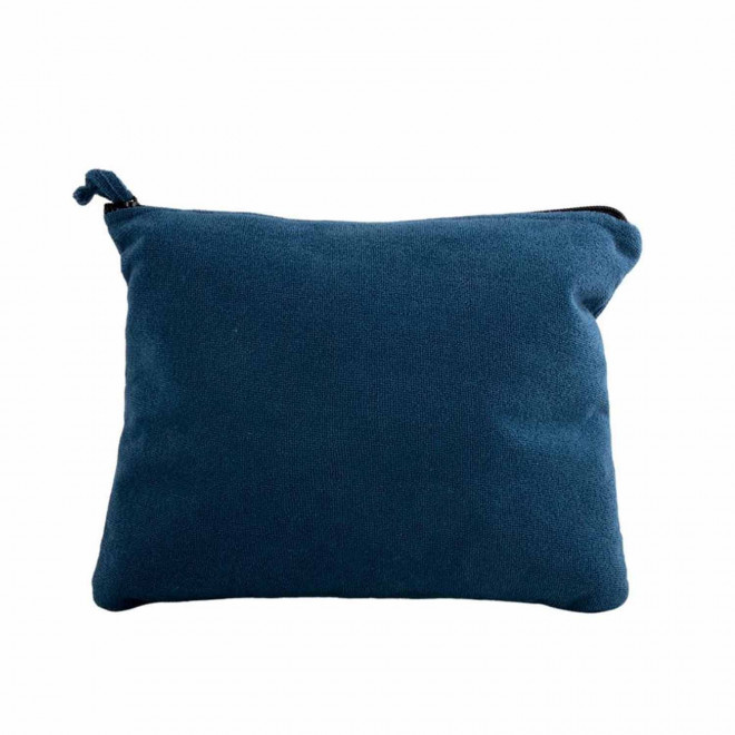 TROUSSE DE TOILETTE EPONGE PERSONNALISEE 'HUBY' - bleu