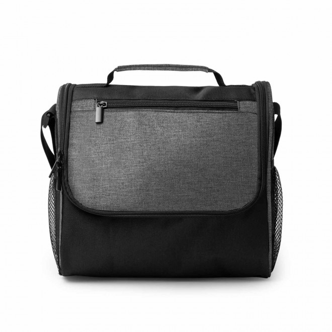 SAC ISOTHERME RPET PERSONNALISABLE 'MEMBO' - noir / gris