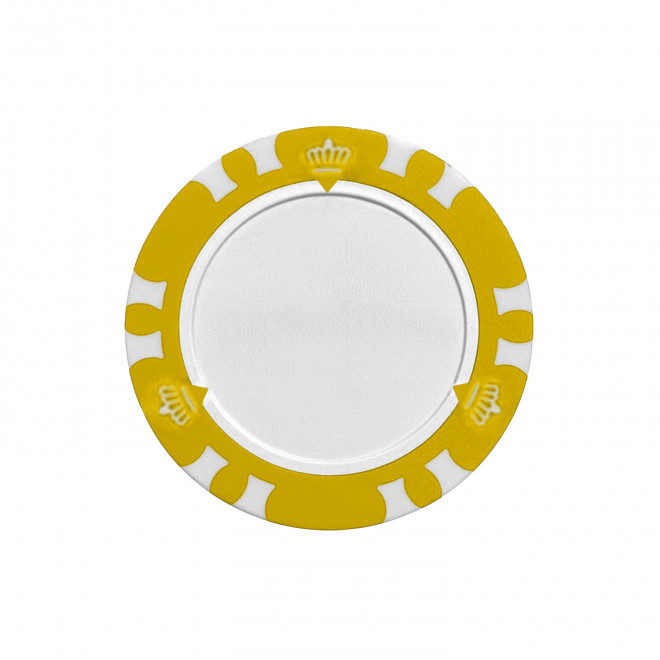 MARQUE BALLE GOLF PERSONNALISABLE 'BALSY POKER' - jaune