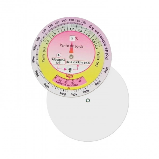 DISQUE PEDAGOGIQUE PERSONNALISABLE 'IMC' - quadrichromie