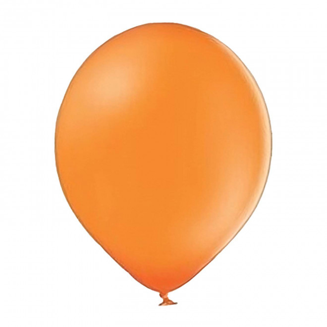 BALLON DE BAUDRUCHE PERSONNALISE ø27 CM 'LUFT QUADRI' - orange