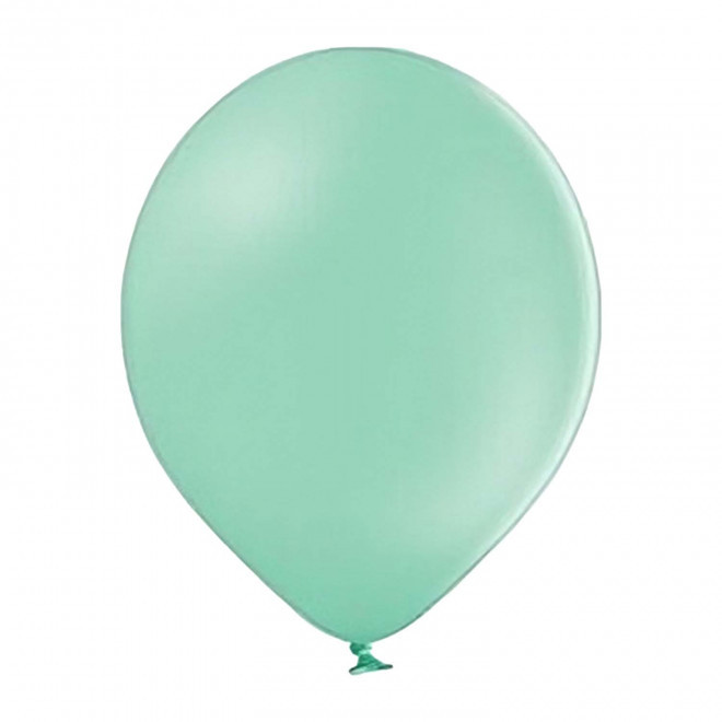 BALLON DE BAUDRUCHE PERSONNALISE ø27 CM 'LUFT QUADRI' - vert clair