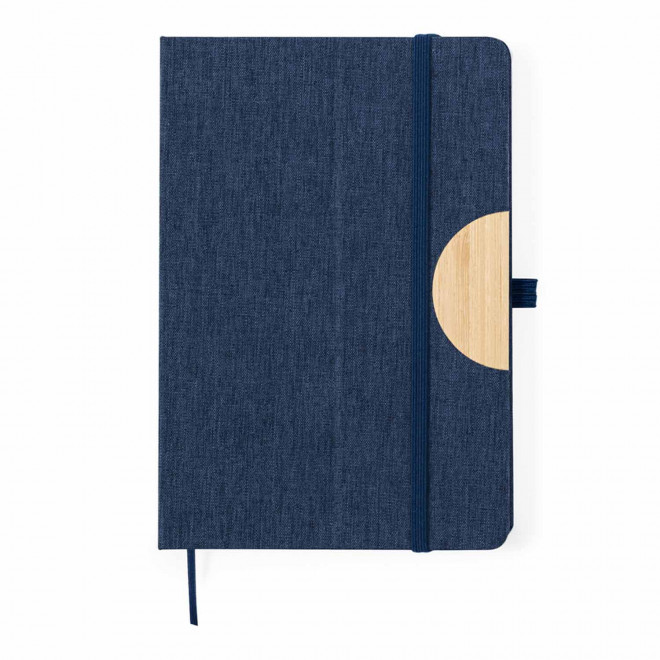 CARNET PERSONNALISABLE 'TELFONI RPET' - bleu marine