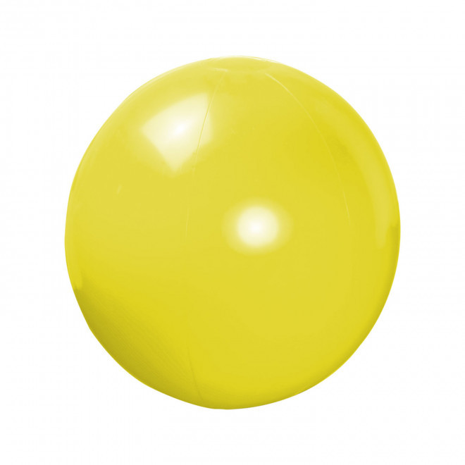 BALLON DE PLAGE PERSONNALISABLE 'GRAND PLAYA UNI' - jaune