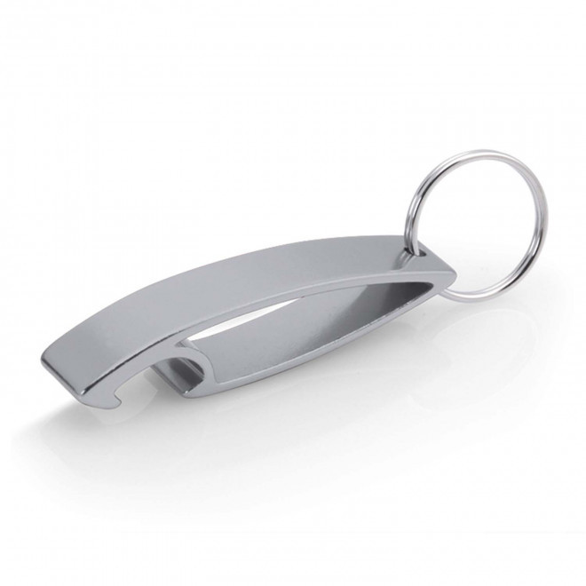 PORTE CLE DECAPSULEUR PERSONNALISABLE 'OFFNY' - argenté