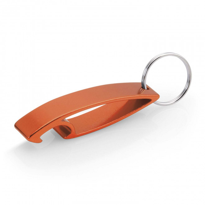 PORTE CLE DECAPSULEUR PERSONNALISABLE 'OFFNY' - orange