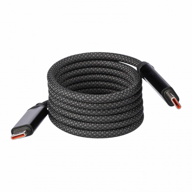 CABLE MAGNETIQUE 60W PERSONNALISABLE 'MAGNI' - noir