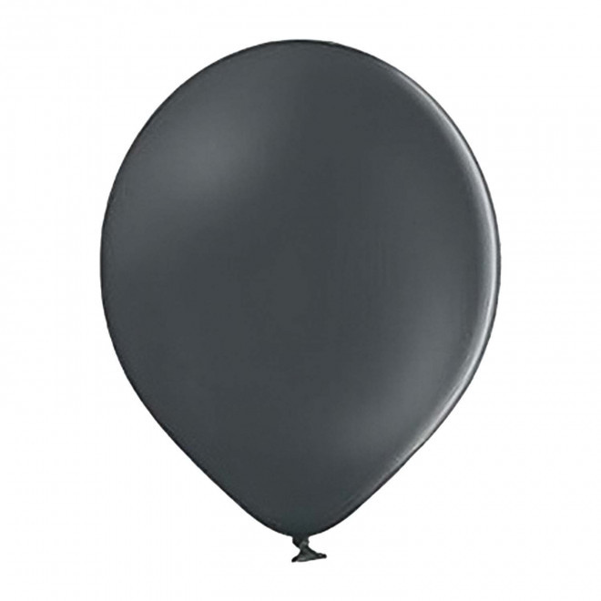 BALLON DE BAUDRUCHE PERSONNALISE ø30 CM 'LUFT QUADRI' - gris anthracite