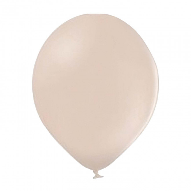 BALLON DE BAUDRUCHE PERSONNALISE ø30 CM 'LUFT QUADRI' - beige foncé