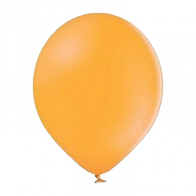 BALLON DE BAUDRUCHE PERSONNALISE ø30 CM 'LUFT QUADRI' - orange clair