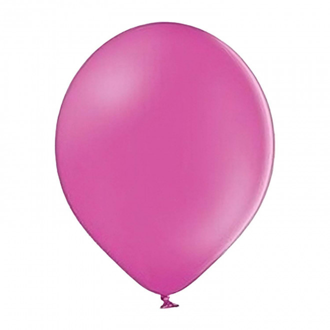 BALLON DE BAUDRUCHE PERSONNALISE ø30 CM 'LUFT QUADRI' - fuchsia