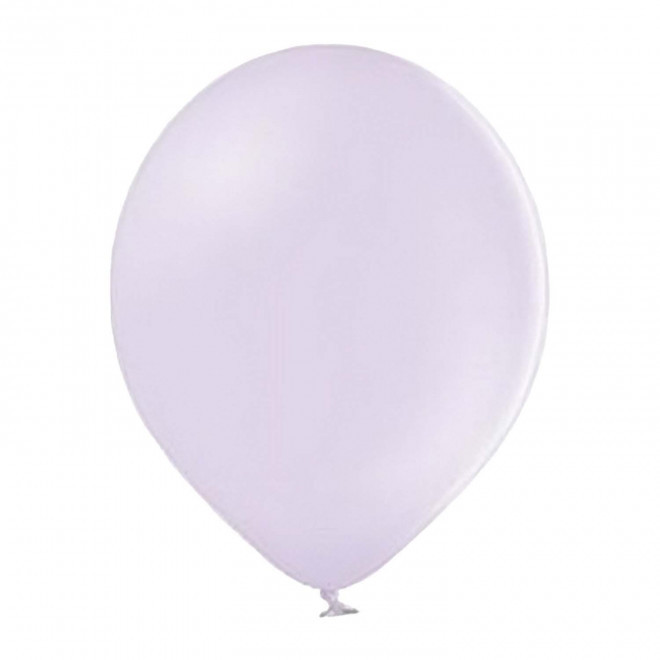 BALLON DE BAUDRUCHE PERSONNALISE ø30 CM 'LUFT QUADRI' - lilas pastel