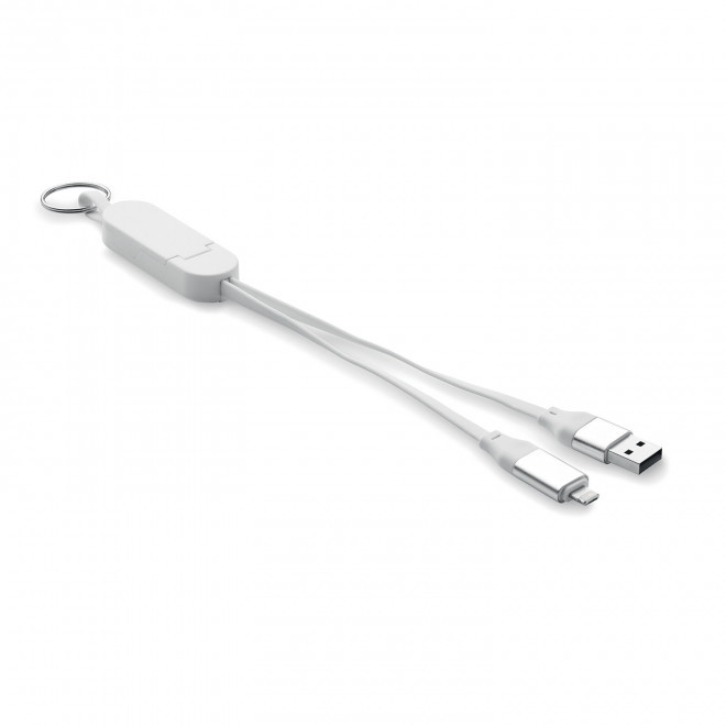 CABLE SUPPORT TELEPHONE PERSONNALISABLE 'SUKA' - blanc